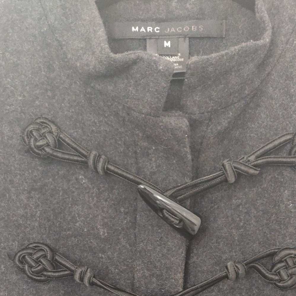 Marc Jacobs Black/Grey Wool Blend Dress